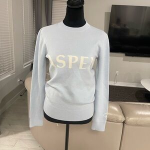 AspenX Women’s crewneck wool Sweater, Size XS